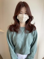 クム(QUMU)&nbsp;ピンクベージュ×レイヤーカット