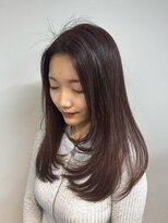 プール(POOL)&nbsp;セミハッシュカット/ピンクブラウン