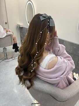 ヘアセットクラン リリー 東梅田店(hair set Clan lily) ハーフツイン