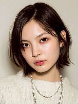 ルシードスタイル グローバルディー 稲毛店(LUCIDO STYLE GLOBAL.D) ショートスタイル20代30代40代レイヤーカット韓国ボブ顔周り稲毛
