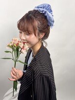 ヘアーザラブズラフズ オーガニカ 北九州(HAIR THE LOVES LAUGHS ORGANICA) 暖色カラー×ふんわりお団子