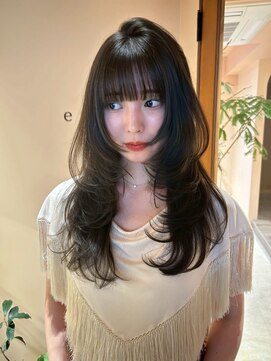エミュ(emu) 【emu】レイヤーカット×オリーブグレージュ