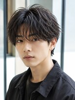 エクラ バイ キョウト(eclat by kyoto) 黒髪韓国マッシュショート刈り上げニュアンスパーマワックスなし