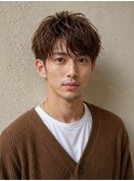 ナチュラルパーマ×マッシュスタイル