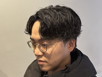 ベスト 木更津(BEST)の写真/【朝のセットを楽に】忙しい毎日にシャドウパーマで「爽やかさ×お洒落」を。短めでも◎［木更津/メンズ］