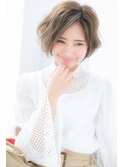 【Lab小山】ひし形シルエットでエアリーな大人ボブe
