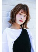 Aimee 3Dベージュ×波巻き