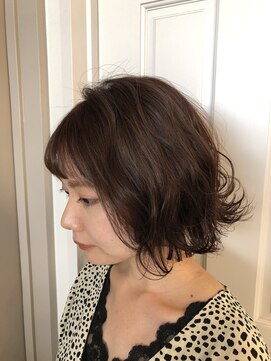 ロンドアベニール 北千住(Lond avenir) namie 切りっぱなしディープバイオレットアッシュ