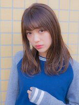 ルティア 池袋(Lutia) バングで勝負!フェミニンミディー