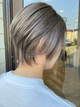ヘア メイク ココ(hair make coco) ショート×ホワイトグレージュ♪