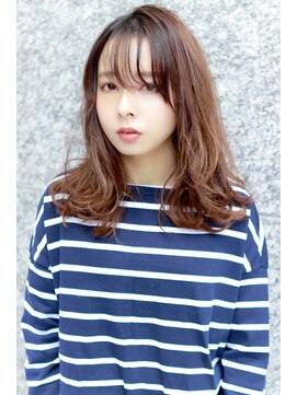 エステージ 日根野店(S-TAGE) シースルーバング×ミディアムスタイル