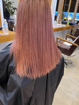 ラ メール ヘア デザイン(La mer HAIR DESIGN) ピンクカラー/ブリーチカラー