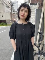 リル(Lilu)&nbsp;黒髪ミディアムレイヤースタイル☆クロカワケンタ