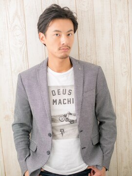 トニーアンドガイメン ホテル京阪仙台店(TONI&GUY MEN) 大人ブルーグレージュ☆アップバングショートe