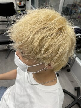 オムデュー(HOMME DEUX) 【AOI】抜きっぱなしブリーチカラー