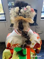 ストレートパーマ専門店 ビタミナポストマン 成人式スタイル