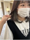 推し色インナーカラー/ミディアムレイヤー