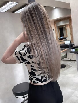 サニー 渋谷(SUNNY) バレイヤージュ、ハイライト、グレージュ、ショコラアッシュ