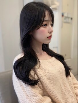 ミレバイジェニー (mirae by geny) 暗髪×くびれロングで韓国ヘアーs