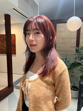 堂(DOH) red long hair