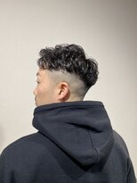 レンゲン(LENGEN)&nbsp;束感刈り上げビジネス七三ツーブロックアップバング１２９５