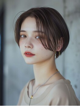 アットウィルヘアー(at will hair)の写真/カットだけで魅せる*個性×女性らしさもプラス◎1人1人の似合わせStyleをご提供*[ショート/ショートカット]
