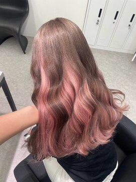 ペレ 栄店(PELE) 前髪/アンブレラカラー/こなれミディ/イメチェン/ウェーブパーマ