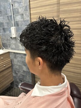 銀座マツナガ 神田店 メンズ/イージーパーマ/ツーブロック/アップバンク/モテ髪