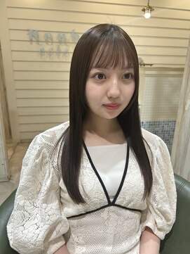 ノアエクレ 銀座(noah ecle) 【noahecle銀座】グレージュ似合わせナチュサラストレート