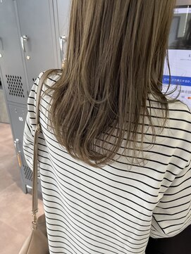 カンゴールサロン 郡山ノース(KANGOL) #かきあげレイヤー#カーキベージュ#ヌードカラー