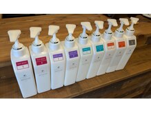 こだわり商材により髪質改善ケアします☆