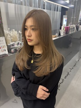 キング 枚方店(K!ng) 縮毛矯正髪質改善ハイライトレイヤーカット枚方美容室エクステ