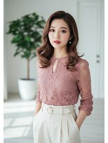 フルショウ 栄店(FURUSHO)&nbsp;韓国風巻き美人レイヤーカットラベンダーミルクティ