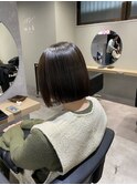 切りっぱなしボブ