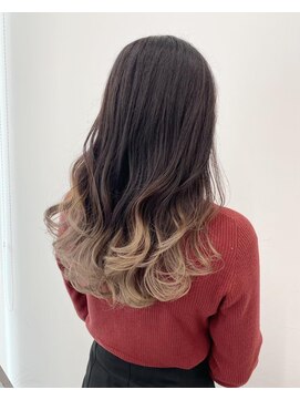アンブルリュクス 中野(amble luxe) グラデーションカラー/ブリーチ/ケアブリーチ/中野