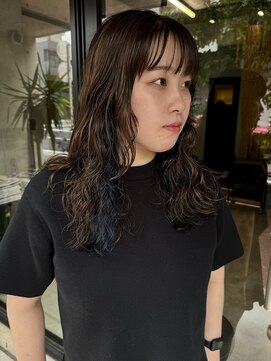 アイフィ(iFY) 【iFY 千葉】ハイライト×ブルーイヤリングカラー