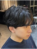毛流れパーマシャドウパーマニュアンスパーマ韓国ヘア