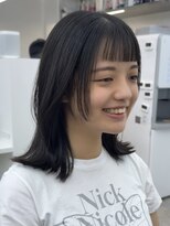 ビューブルー 亀戸錦糸町(VIEW BLUE)&nbsp;◎小顔顔まわりレイヤーオン眉ロングミディアム似合わせ前髪