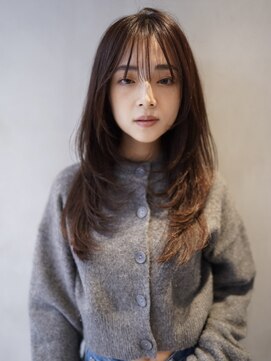 ニコ トウキョウ 渋谷(nico TOKYO) グレージュ韓国ミディアムボブレイヤーウルフボブレイヤーカット