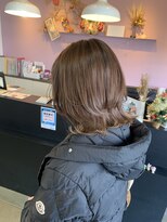 アヴァンス 北花田店(AVANCE)&nbsp;【#表面レイヤー】×大人カジュアル×シアーグレージュ