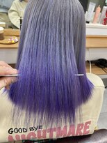 ランプ(Lamp) くびレイヤー グレーベージュ 白髪染め 白髪ぼかし 髪質改善