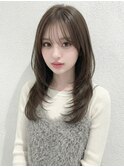 レイヤーカット/透明感カラー/髪質改善トリートメント._.