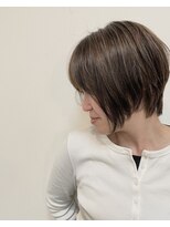 ヴィアーレ(VIALE)&nbsp;ハイライト(ブリーチあり)×髪質改善TRオージュア