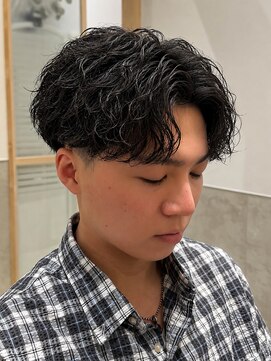 ラスト(LUAST) ツイストスパイラルパーマ波巻きスパイラルメンズマッシュ
