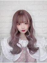 フィーネ 池袋(Fi-Ne) くすみラベンダー×プルエクステ