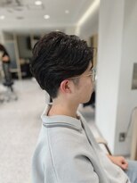 アッシュ 宮前平店(Ash)&nbsp;【ツーブロックセンターパート×フェザーパーマ】