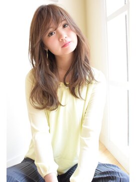 スプレンド センター南(SPLENDO hair nail supply&co.) 【SPLENDO立花】光に透けるカラー＋脱力系ヌーディーカール