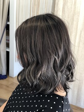 アーツヘアー JR上熊本駅店(ARTS@HAIR) ダークアッシュ×ハイライト×グレージュ