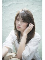 ヘアーミューズ リベロ(hair muse Livero) 【Livero】セミディストレート×イノセントカラー 3