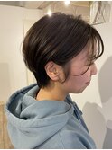 耳掛けショート　× カーキアッシュ